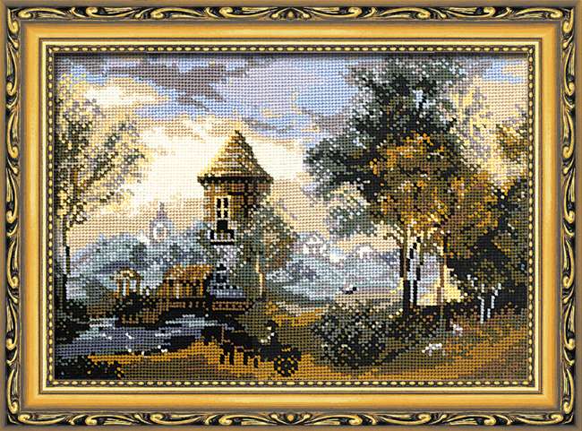 340 Пейзаж с замком