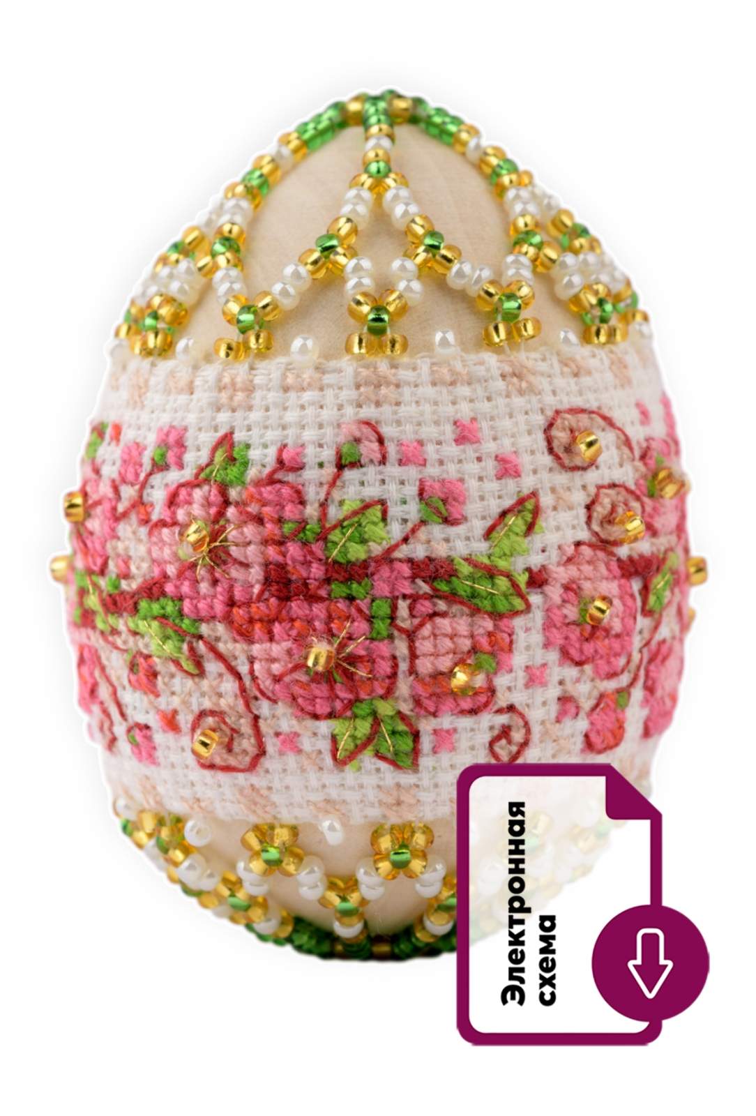 В224 Пасхальное яйцо «Яблоневый цвет»